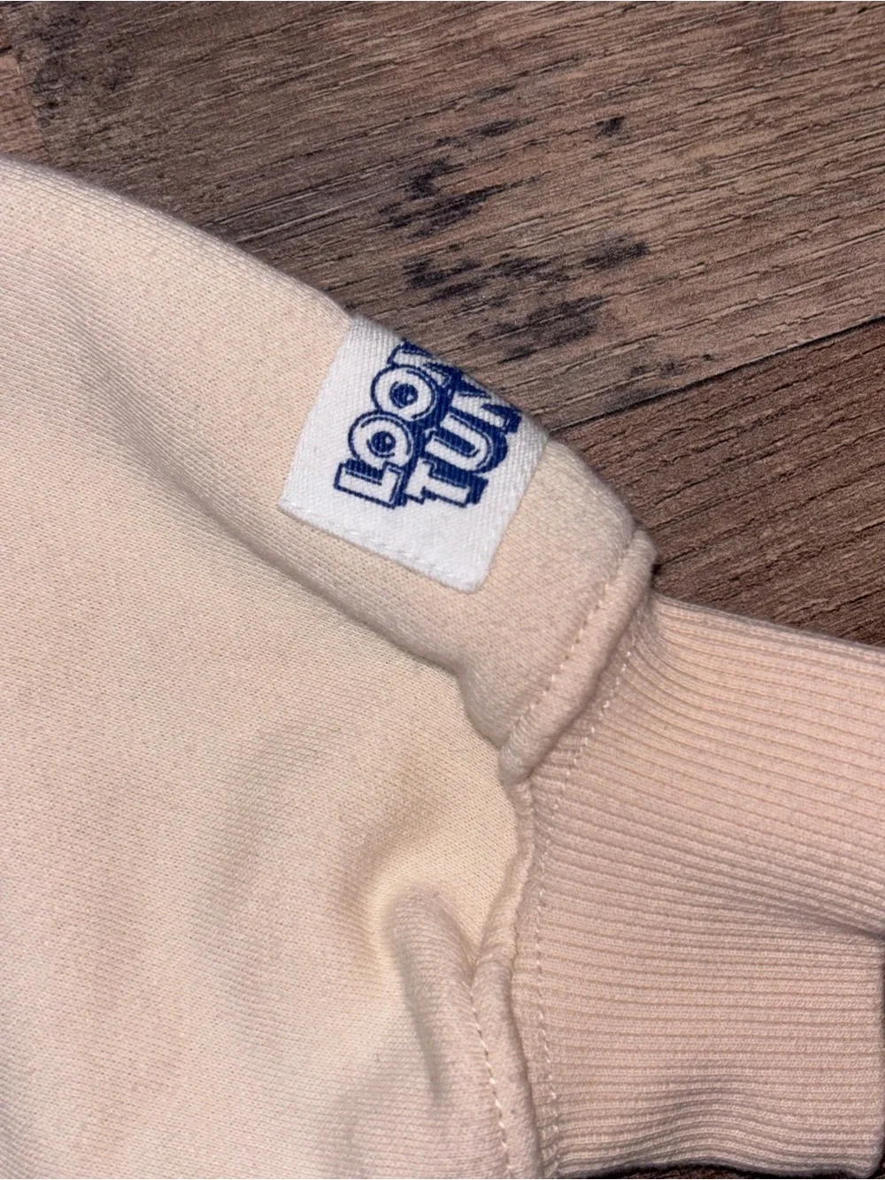 Zara Cream Hoodie with Lola Bunny Graphic size 10